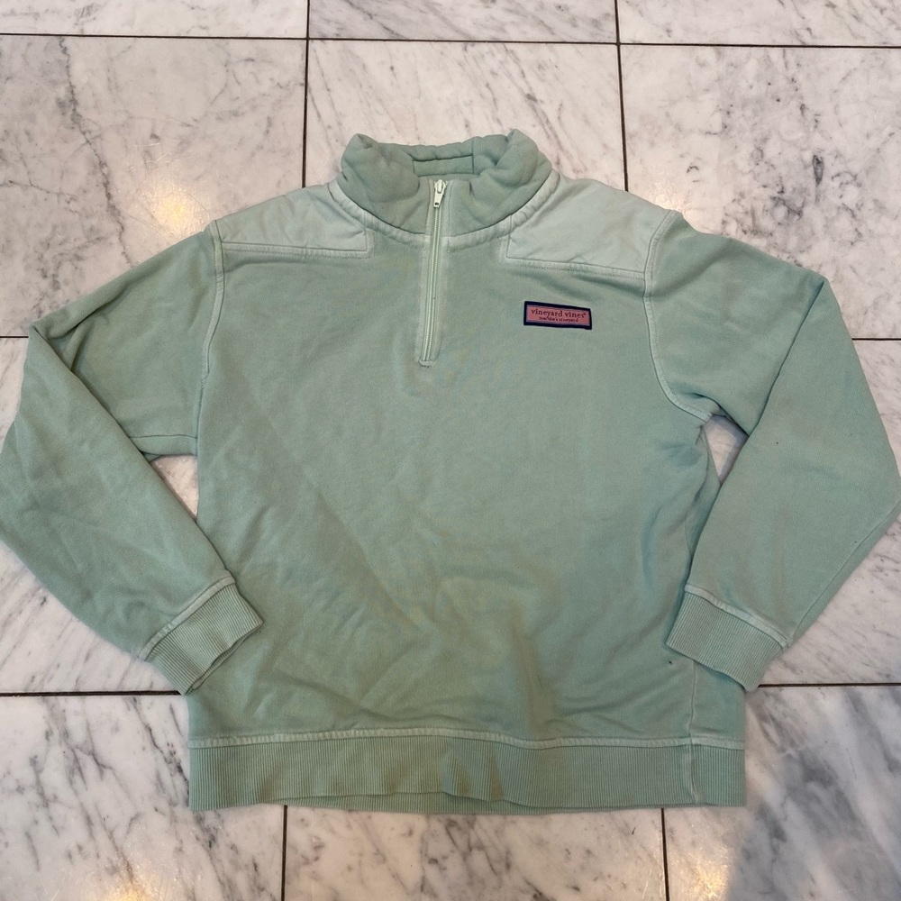 Girls vineyard vines 1/4 zip sweatshirt L (16-18)